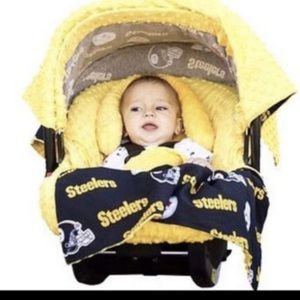 Pittsburgh Steelers baby car seat cover